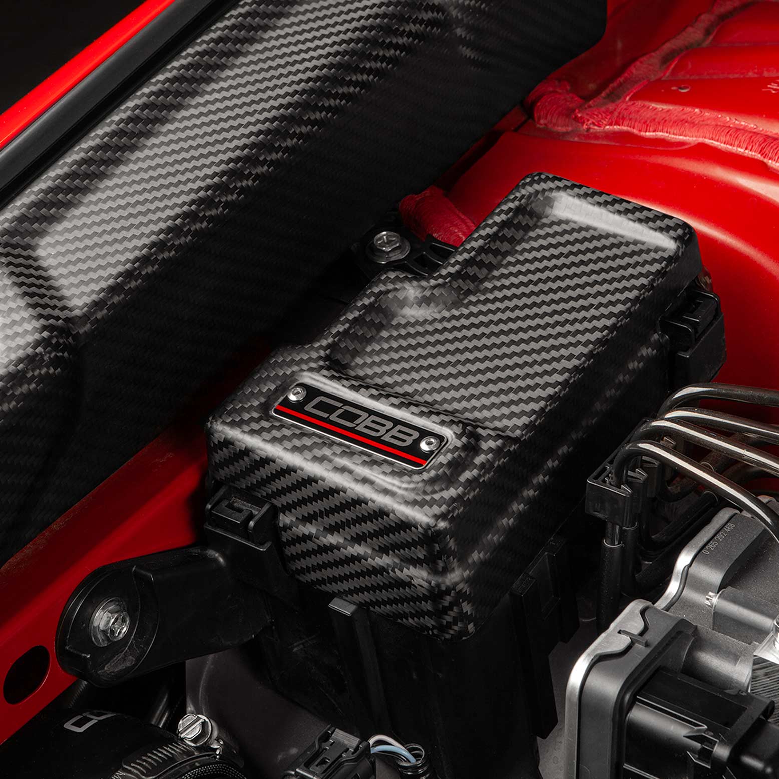 Cobb Redline Matte Carbon Fiber Fuse Cover Kit Subaru WRX 2022-2026 | 846665-KIT-RMC