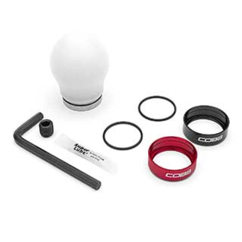 Cobb Short Weighted Shift Knob White Subaru BRZ / Scion FR-S / Toyota 86 / GR86 2013-2026 | 291360-W