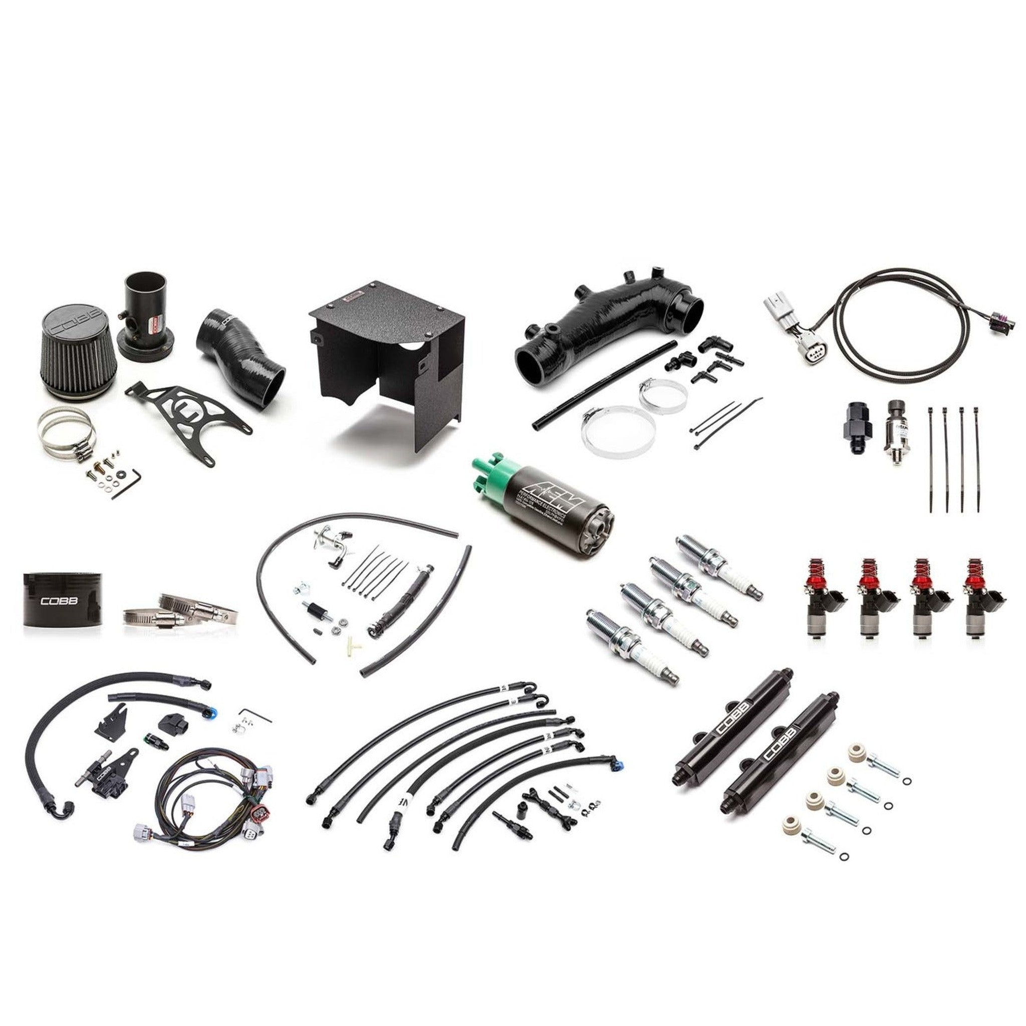 Cobb Stage 1 to NexGen Stage 2 Flex Fuel Power Package Upgrade Subaru STI 2008-2014 - Black | SUB003NG2S1FF-S1-UP-BK