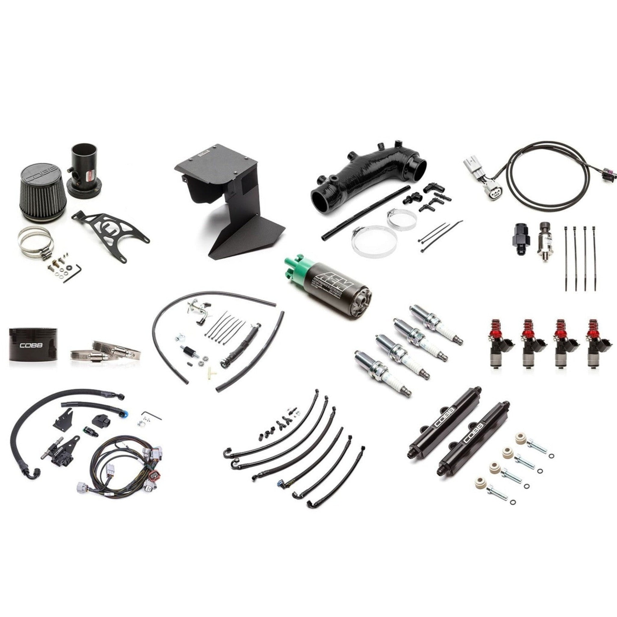 Cobb Stage 1 to NexGen Stage 2 Flex Fuel Upgrade Subaru STI 15-18 - Blue SF Hose | SUB004NG2S1FF-S1-UP-BL