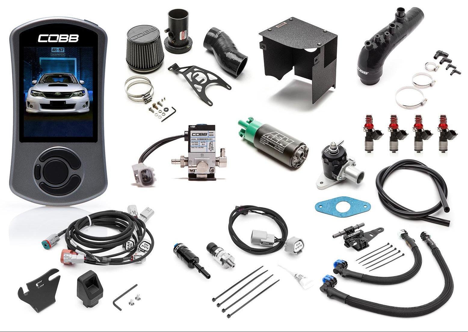 Cobb Stage 2+ NexGen Flex Fuel Power Package Black Subaru WRX 2011-2014 | SUB003NG2S2FF-BK