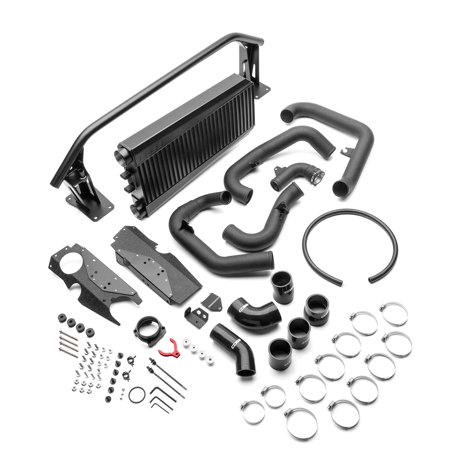 Cobb Stage 2 Power Package w/Black FMIC & Matte CF Scoop Subaru WRX 22-26 | SUB0060020-BK-FMIC-RMC