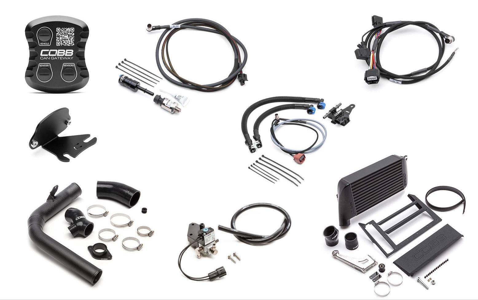 Cobb Tuning Black Stage 1+ to Nexgen Stage 2+ CAN Flex Fuel Power Package WRX 6MT 2015-2017 | SUB004NG2W-BK1FF-S1P-UP