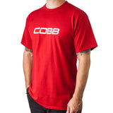 Cobb Tuning Logo Mens T-Shirt Large - Red | CO-REDCOBB-LG