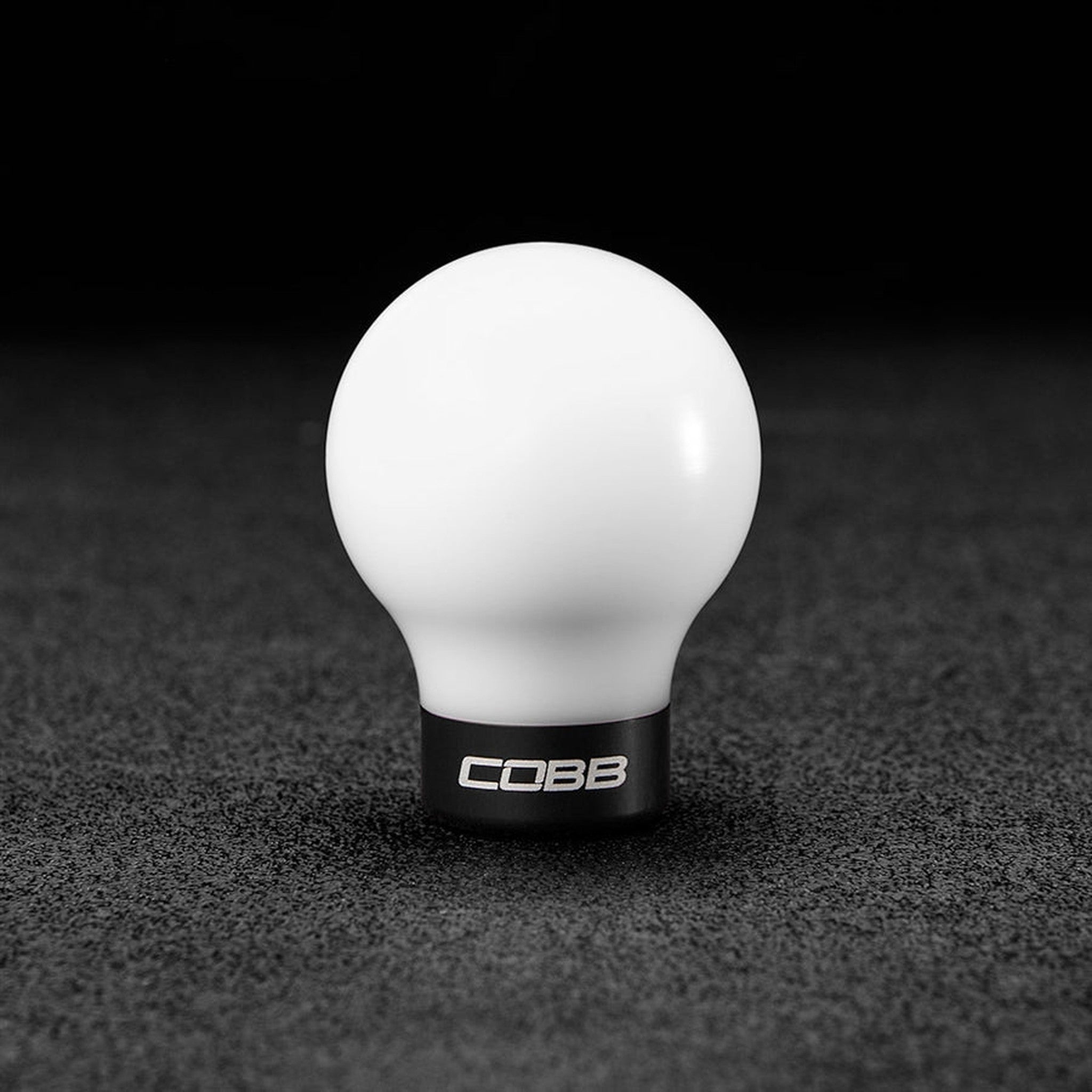 Cobb Tuning Shift Knob White w/ Black Subaru WRX 15-26 / STI 04-21 / Legacy GT Spec B 06-09 / Legacy GT 10-12 | 213350-W-BK