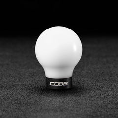 Cobb Tuning Shift Knob White w/ Black Subaru WRX 15-26 / STI 04-21 / Legacy GT Spec B 06-09 / Legacy GT 10-12 | 213350-W-BK