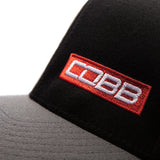 Cobb Tuning Snapback Cap - Black/Gray | CO-CAP-RED-BAR