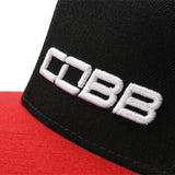 Cobb Tuning Snapback Cap - Black/Red | CO-CAP-RED