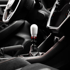 Cobb White 6-Speed Tall Weighted Shift Knob Subaru WRX 15-25 / STI 04-14 / Legacy GT 06-09 | 213370-W
