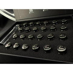 Cosmis Racing Wheels Close Ended Lug Nuts Gunmetal M12x1.25mm (set of 24)