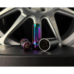 Cosmis Racing Wheels Close Ended Lug Nuts Rainbow M12x1.5mm (set of 24)