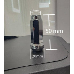 Cosmis Racing Wheels Closed-Ended Chrome Lug Nuts 12x1.50mm - Set of 24 | 760-7F7C5024