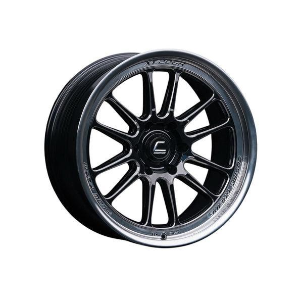 Cosmis Racing XT-206R Black with Machined Lip Wheel 20x9 +15 6x135 | XT206R-2090-15-6x135-BML