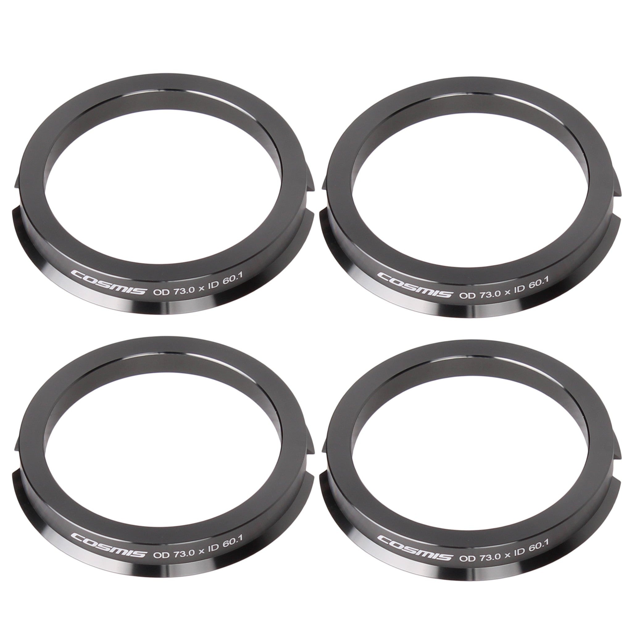 Cosmis Wheels Aluminum Hub Centric Rings (Set of 4)