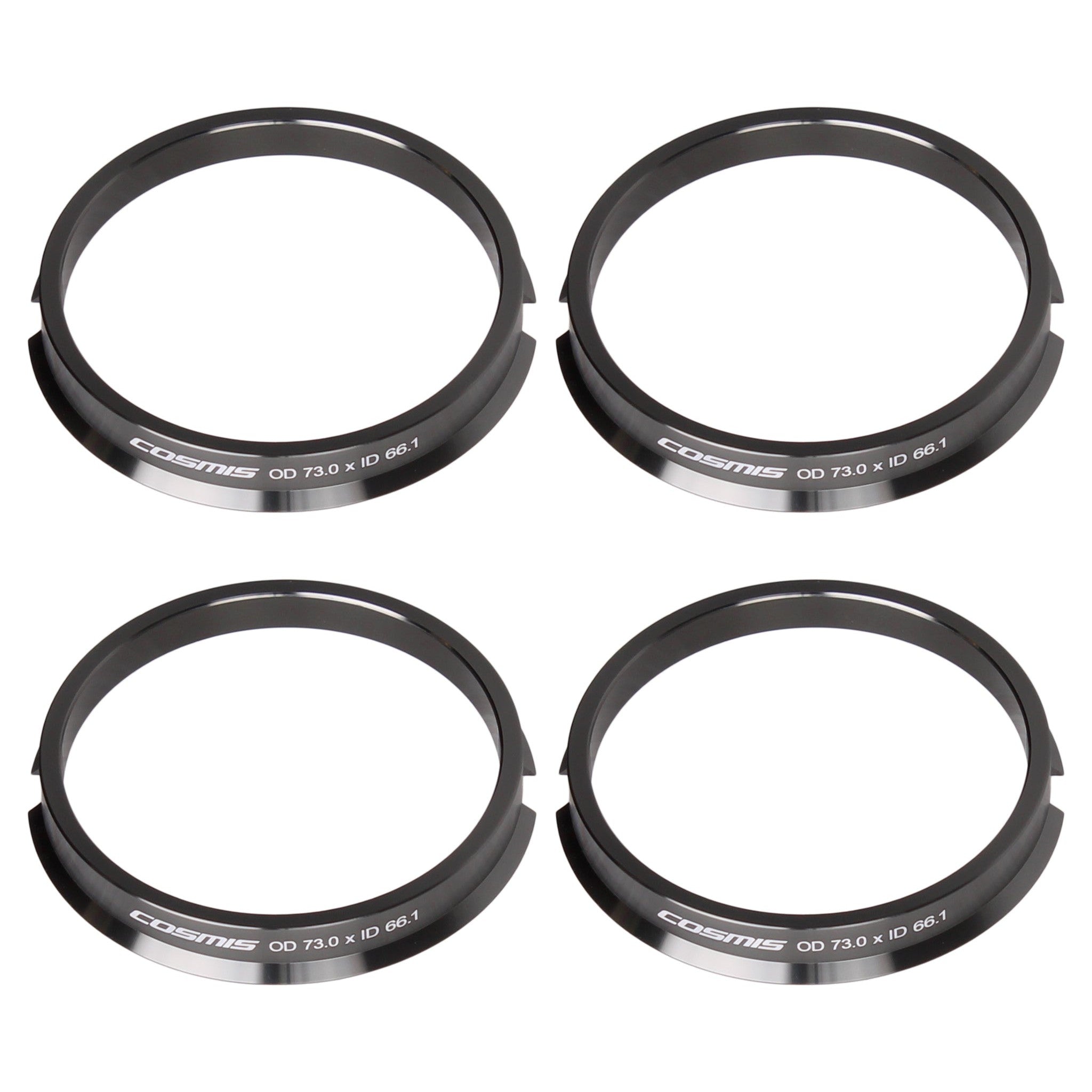 Cosmis Wheels Aluminum Hub Centric Rings (Set of 4)