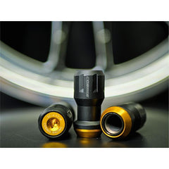 Cosmis Wheels Floating Nut Lug Nuts Gold 12x1.5 45mm (Set of 24) | FNM12x1.5-G-24
