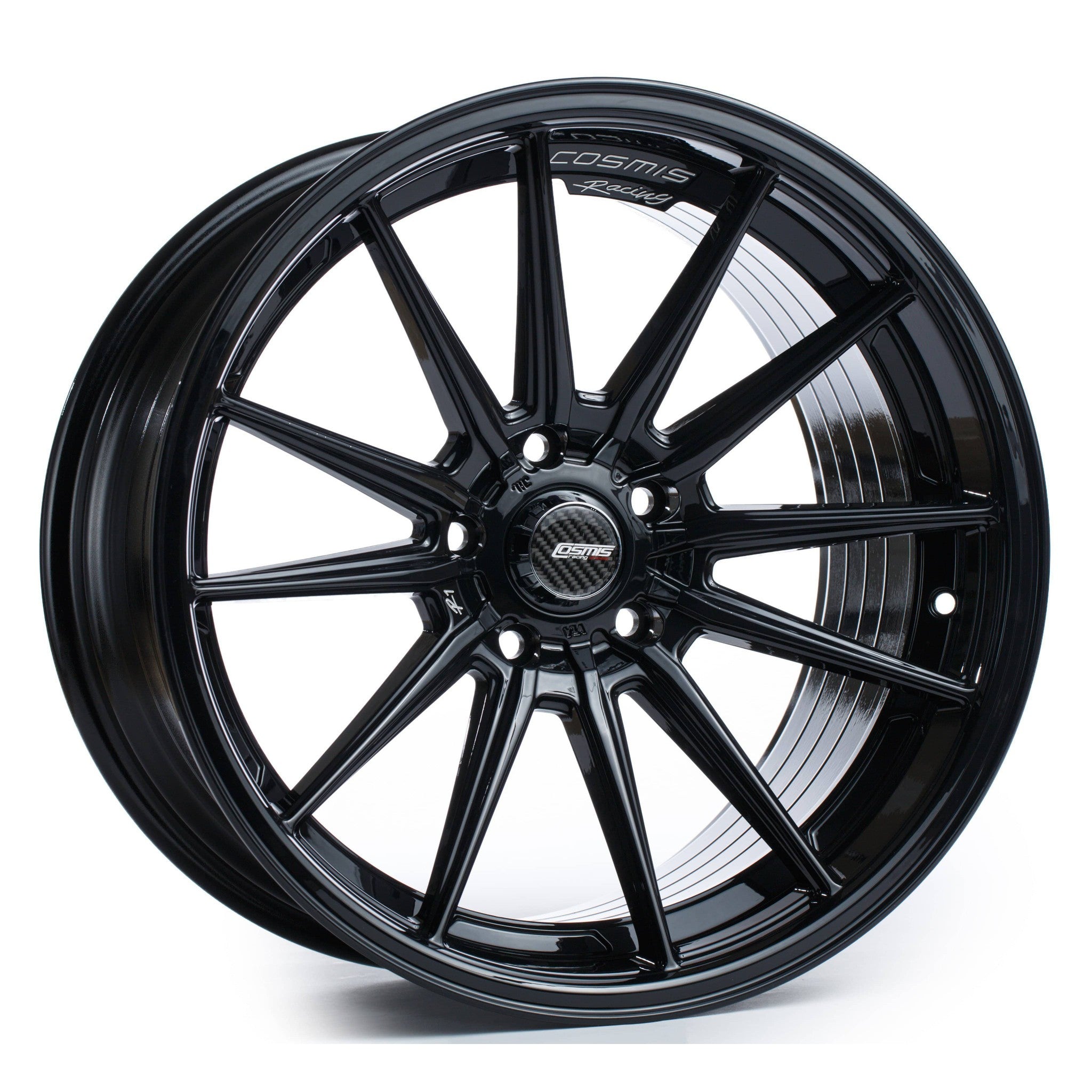 Cosmis Wheels R1 Black Wheel 18x8.5 +35 5x120