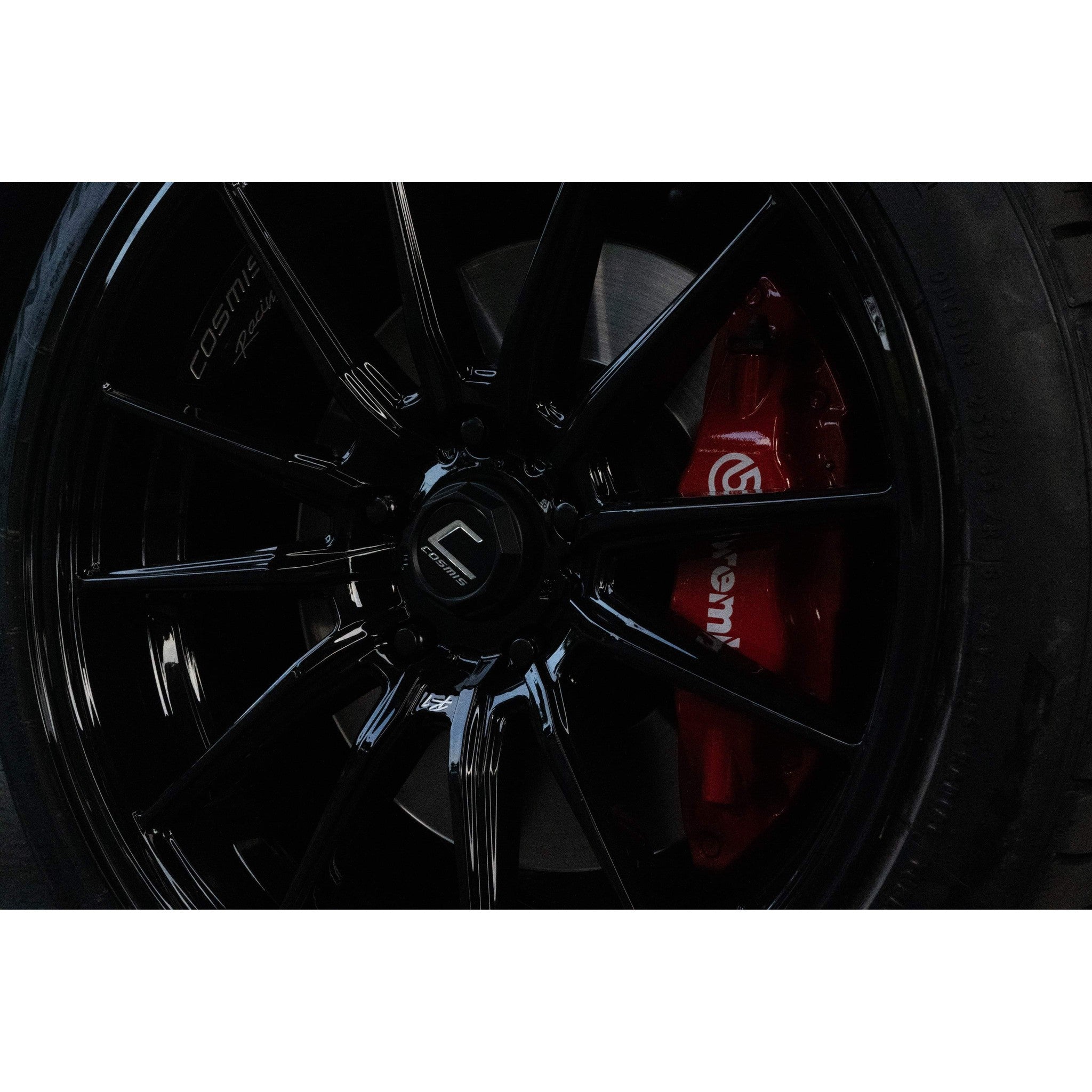 Cosmis Wheels R1 Black Wheel 18x9.5 +35 5x114.3 – Import Image Racing