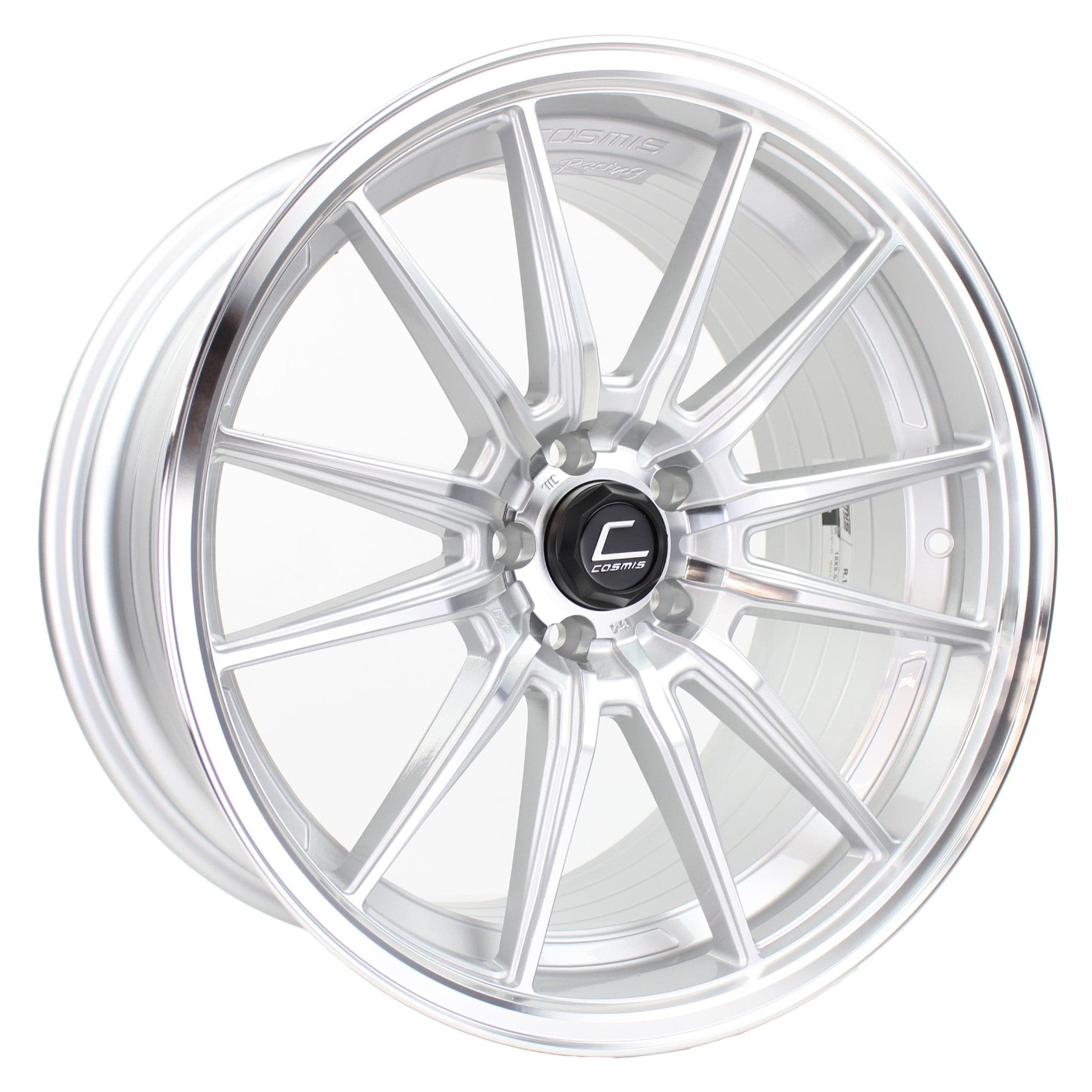 Cosmis Wheels R1 Hyper Silver Wheel 18x8.5 +35mm 5x114.3