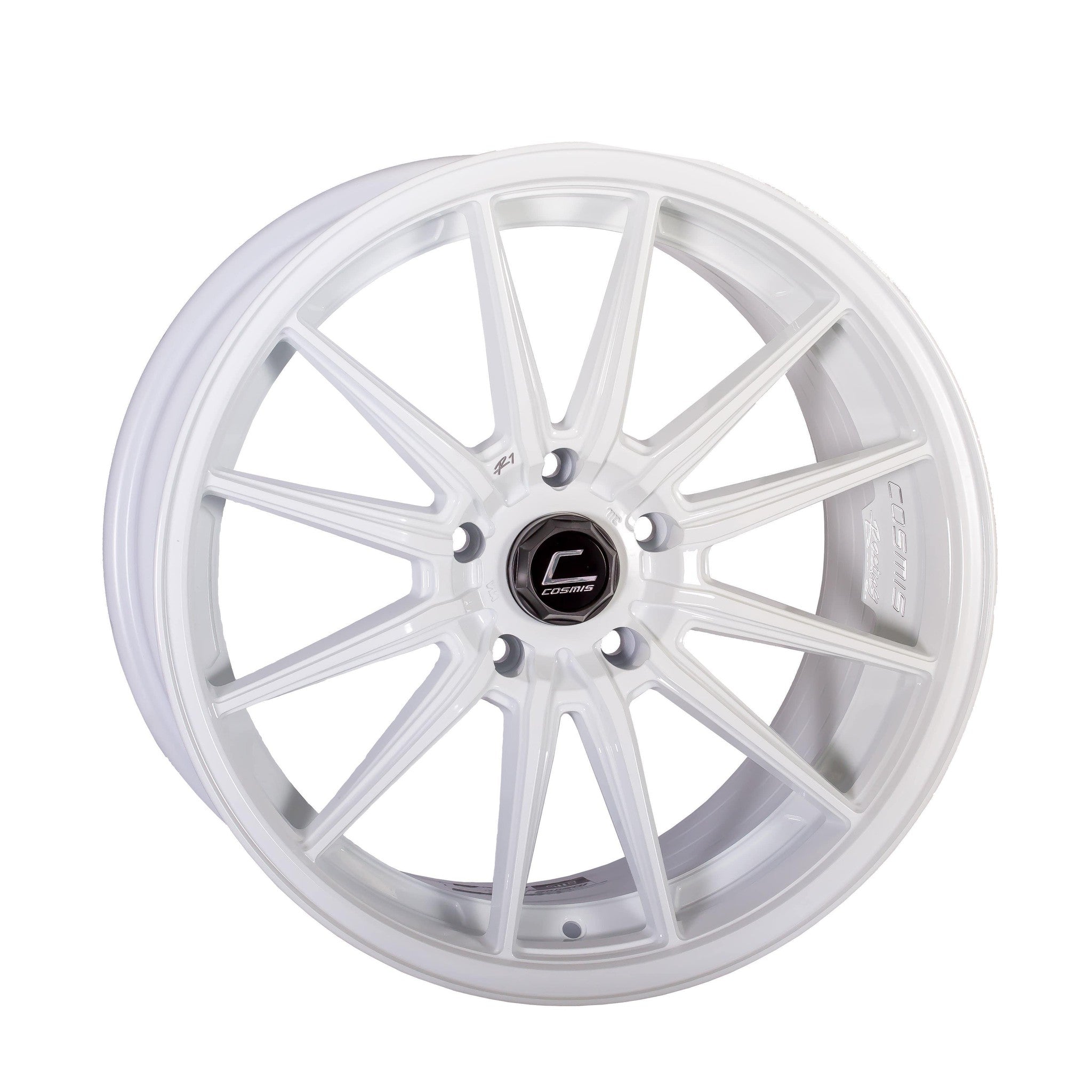 Cosmis Wheels R1 White Wheel 18x9.5 +35 5x114.3 – Import Image Racing