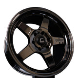 Cosmis Wheels XT-005R Black Chrome 20x9.5 +15 6x139.7