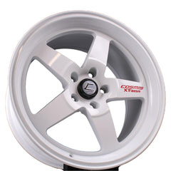 Cosmis Wheels XT-005R White w/ Red Letters 18x9 +35 5x114.3