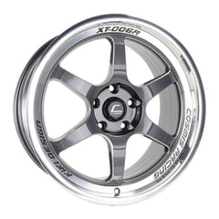 Cosmis Wheels XT-006R Gunmetal w/ Machined Spokes and Lip Wheel 18x9 +30 5x114.3