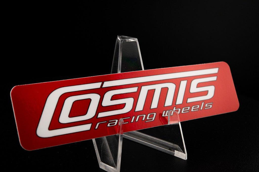 Cosmis Wheels XT-006R Spoke Stickers (4 PCS) - Rosso Corsa/White