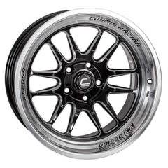 Cosmis Wheels XT-206R Black w/ Machined Lip Wheel 17x9 +5 5x114.3