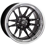 Cosmis Wheels XT-206R Black w/ Machined Lip Wheel 18x11 +8 5x114.3