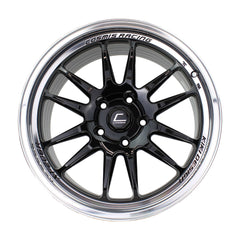 Cosmis Wheels XT-206R-FF Black W/ Machined Lip Wheel 18x9 +31mm 5x120