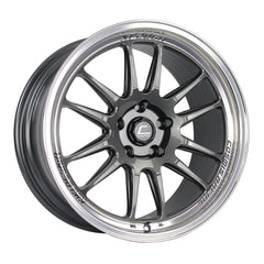 Cosmis Wheels XT-206R-FF Gunmetal with Machined Lip and Milled Spokes Wheel 18x9.5 +38 5x114.3