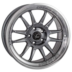 Cosmis Wheels XT-206R Gunmetal w/ Machined Lip Wheel 17x8 +30 5x100