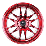 Cosmis Wheels XT-206R Hyper Red Wheel 17x8 +30 5x114.3