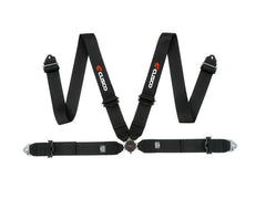 Cusco Universal 4 Point 3in Shoulder 3in Lap w/ Eyebolts (7/16-20UNF Thread) Racing Harness - Black | 00B CRH N4BK