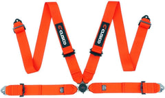 Cusco Universal 4 Point 3in Width Racing Harness - Red | 00B CRH N4RD