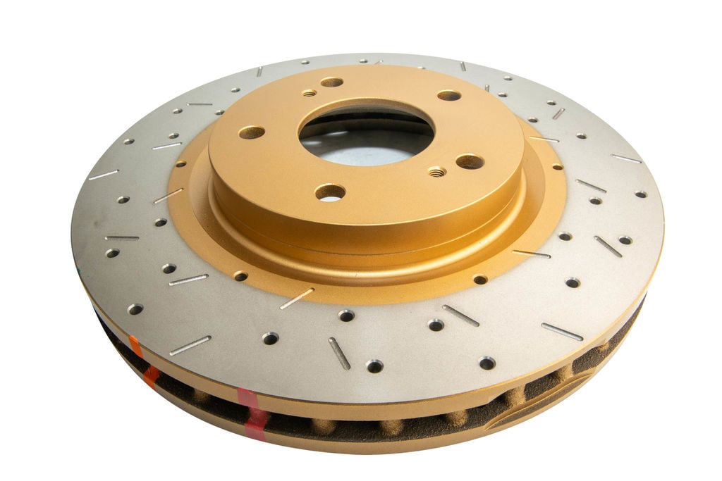 DBA 4000 Series Slotted & Drilled Front Brake Rotor Nissan Skyline GT-R R32 / R33 8/93-7/98 | DBA4928XS