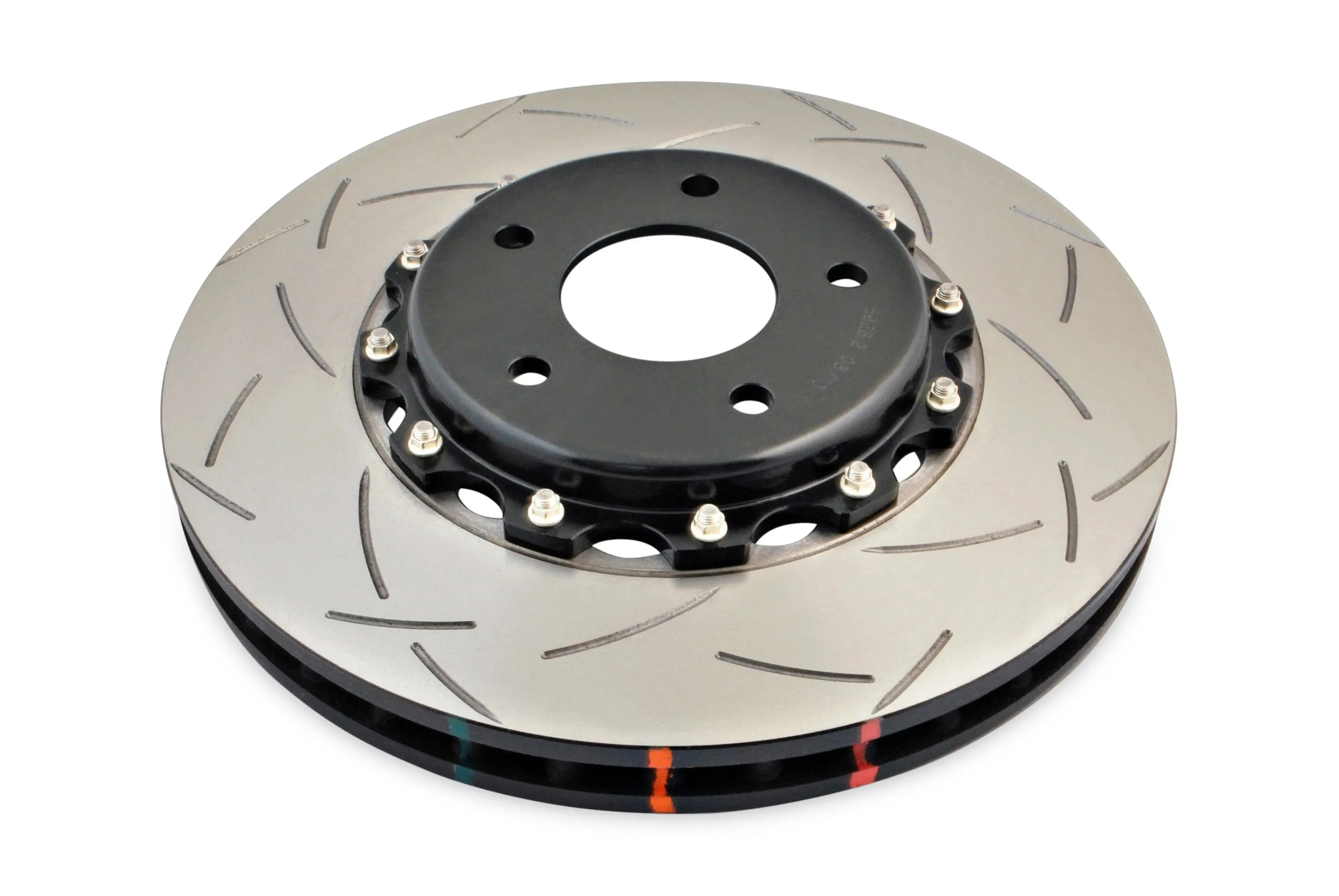 DBA 5000 Series Slotted 2-Piece Rotor w/ Black Hat Nissan Skyline GT-R 1989-2002 | DBA5928BLKS