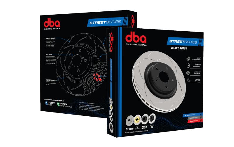 DBA Street T2 Slotted Front Brake Rotor Honda Civic Type R 2017-2021 | 3700S