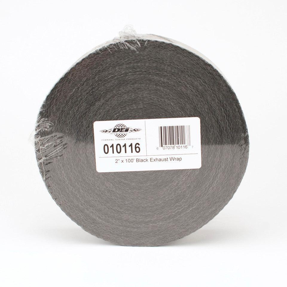 DEI Black Exhaust / Header Wrap 2" wide x 100' roll | dei10116