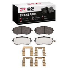 DFC 5000 Advanced Ceramic Brake Pad, Hardware & Rotor Package Subaru Legacy N/A 06-12 / Outback N/A 05-12 | 6512-13195