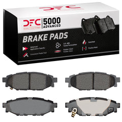 DFC 5000 Advanced Ceramic Brake Pads Rear Subaru WRX 2015-2021 w/ Manual Parking Brake | 1551-1114-00