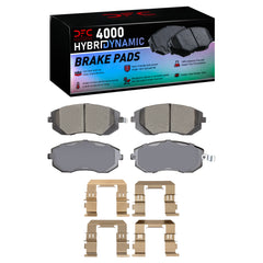 DFC Front 4000 HybriDynamic Brake Pads & Hardware Kit Subaru WRX 2003-2005 | 4000-0929-01