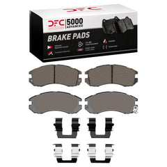 DFC Front 5000 Advanced Ceramic Brake Pads & Hardware Kit Subaru Impreza 1993-1995 | 1551-0470-02