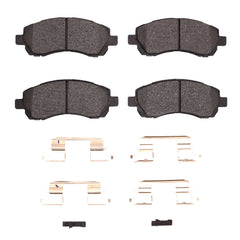 DFC Front 5000 Advanced Ceramic Brake Pads & Hardware Kit Subaru Impreza 1997-2001 | 1551-0722-01