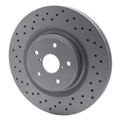 DFC GeoSPEC Coated Drilled Brake Rotor 2018-2025 Subaru WRX STI Front | 624-13041