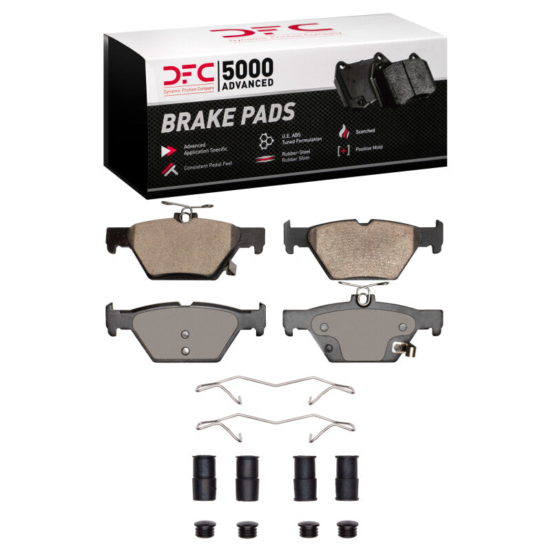 DFC Front & Rear 5000 Advanced Ceramic Brake Pad & Rotor Package Subaru WRX 16-21 w/ EyeSight Technology | 6504-13033