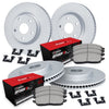 DFC Front & Rear GeoSPEC Coated Brake Rotors & Optimum OE Pads w/ Hardware Subaru Forester 2019-2024 | WDUH2-13047
