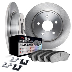 DFC Rear 4000 HybriDynamic Brake Pad, Hardware & Rotor Package Subaru Legacy / Outback 2005-2009 | 6812-13040