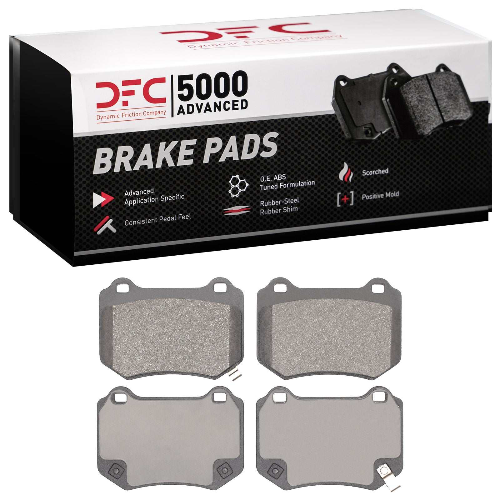 DFC Rear 5000 Advanced Low Metallic Brake Pads Subaru STI 2018-2021 | 1551-2118-00